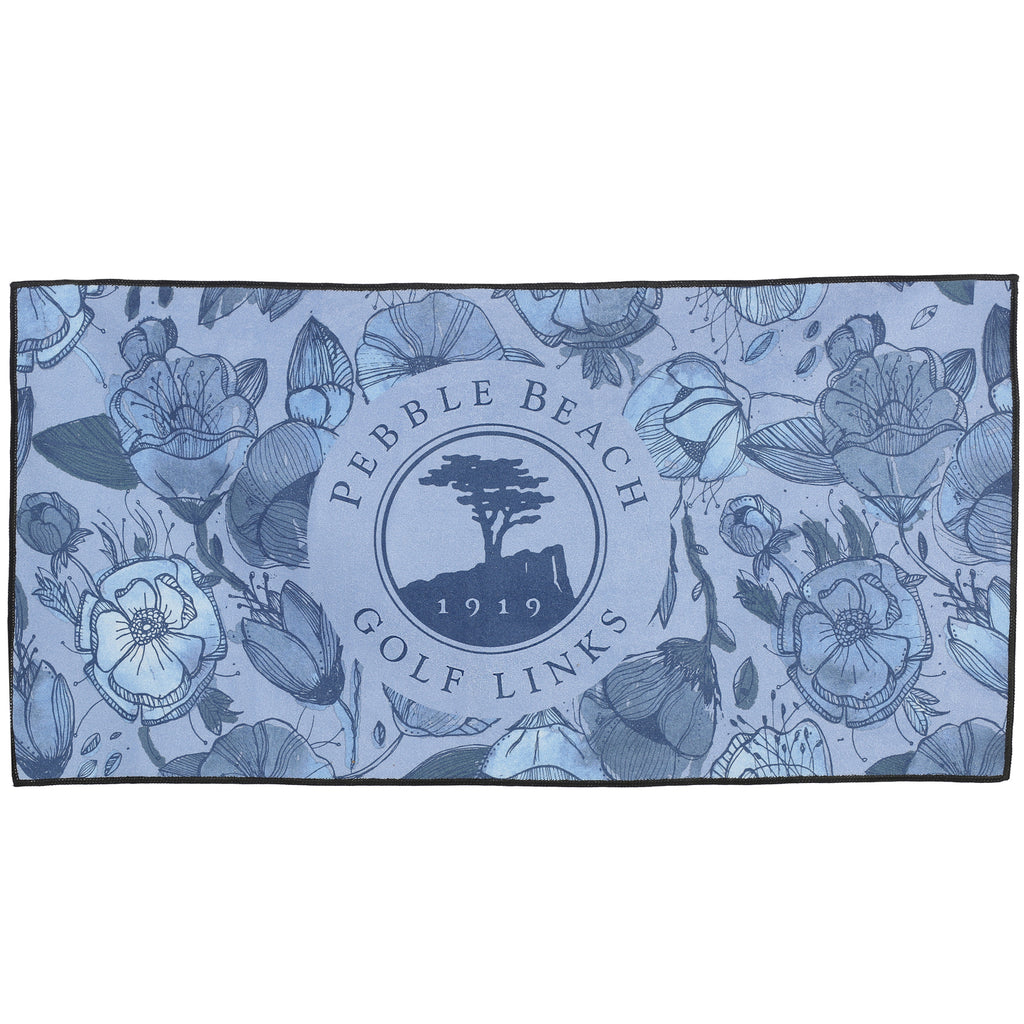 Pebble Beach California Poppy Rival Microfiber Golf Towel