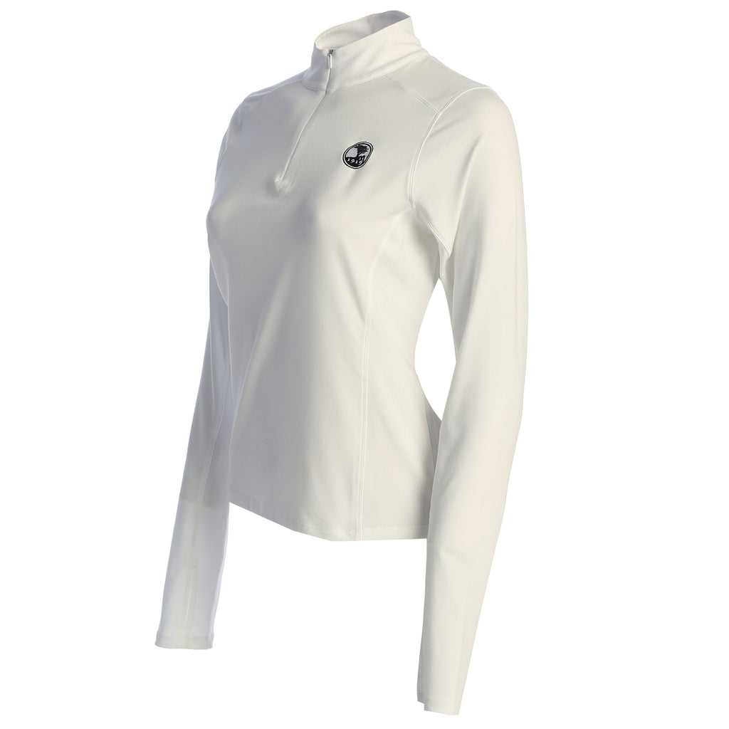 Pebble Beach Women's Lightweight Quarter Zip by Sun Day Red