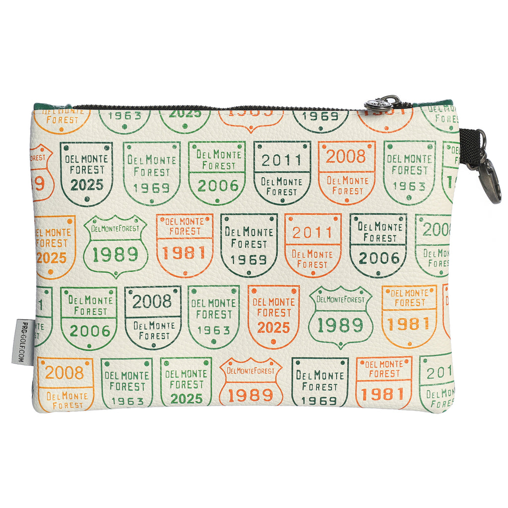 Pebble Beach 2025 Vintage Badge Collection Zipper Tote