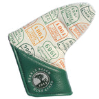 Pebble Beach 2025 Vintage Badge Collection Blade Putter Cover
