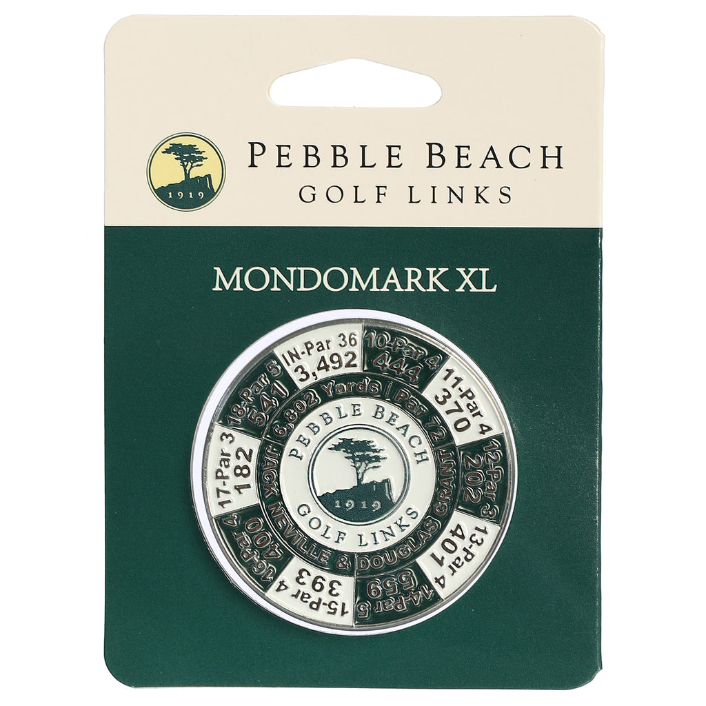 Pebble Beach Mondomark XL Yardage Duo Ball Marker