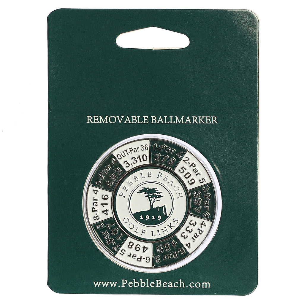 Pebble Beach Mondomark XL Yardage Duo Ball Marker