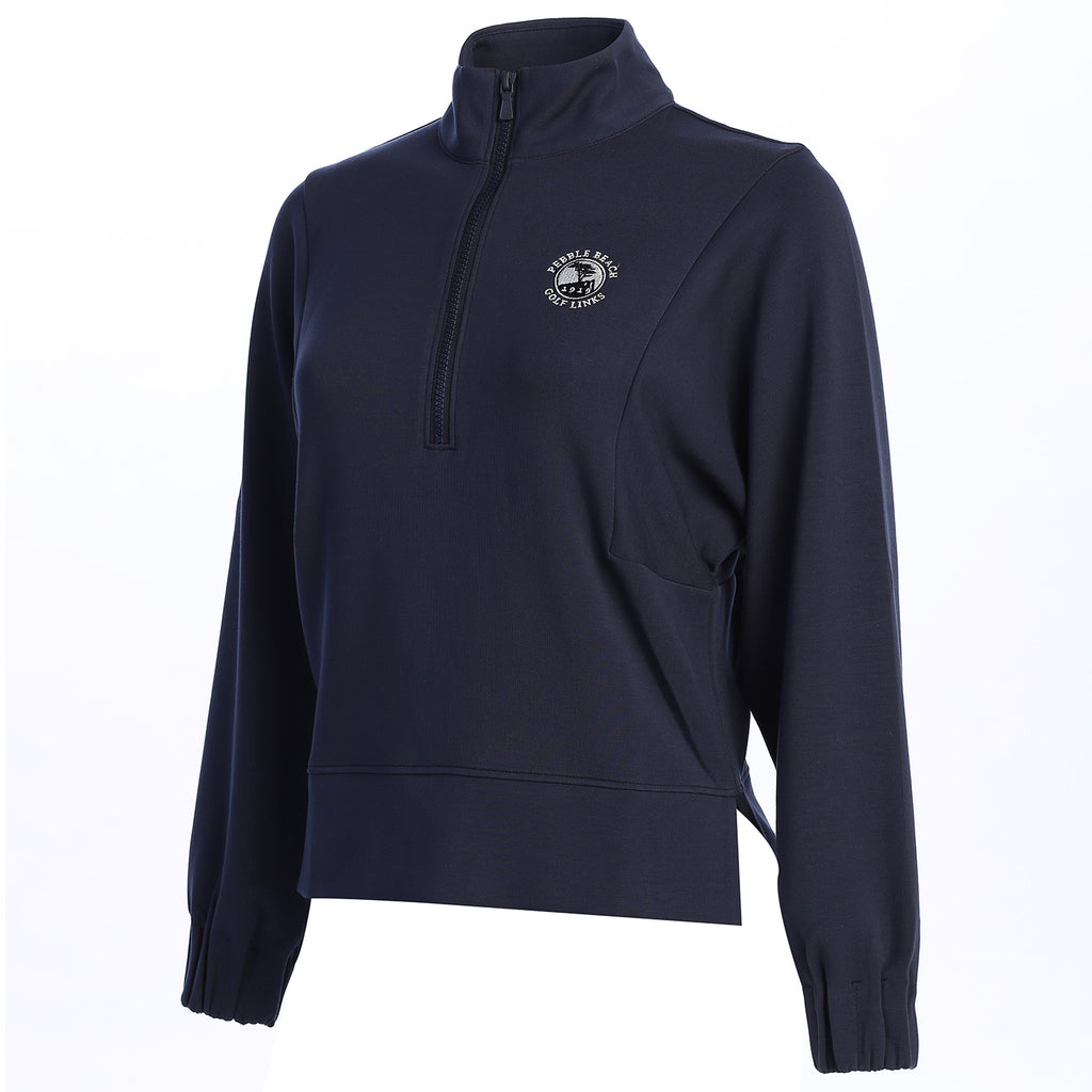 Pebble Beach Women's Flora Knit Half-Zip Pullover by Peter Millar