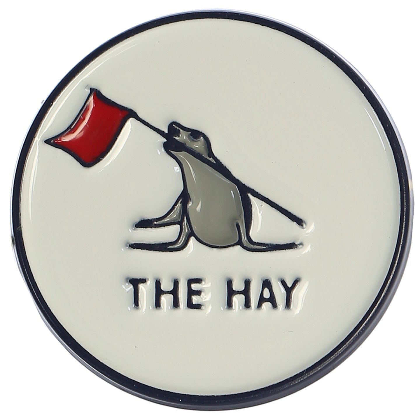 The Hay Logo Post Ball Marker