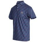 Pebble Beach Jet Stripe Polo by Donald Ross