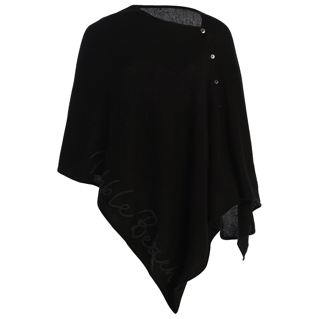 Pebble Beach Cashmere Poncho Wrap by 27 Miles