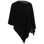 Pebble Beach Cashmere Poncho Wrap by 27 Miles