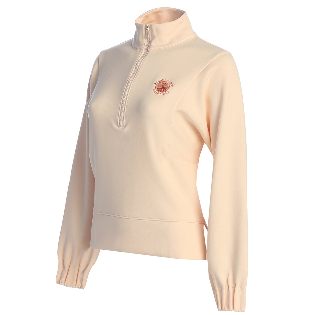 Pebble Beach Women's Flora Knit Half-Zip Pullover by Peter Millar