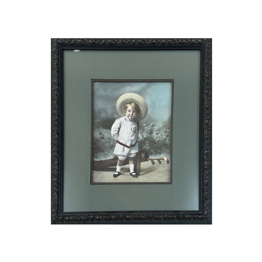 Mamma's Caddy Vintage Print Embossed (Framed)