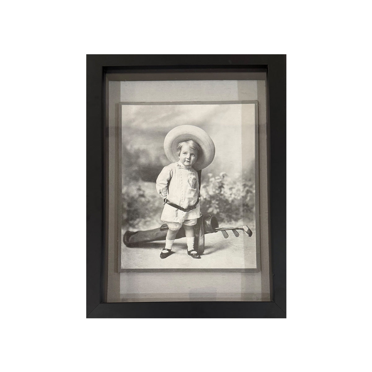 Mamma's Caddy Vintage Print Embossed (Framed)