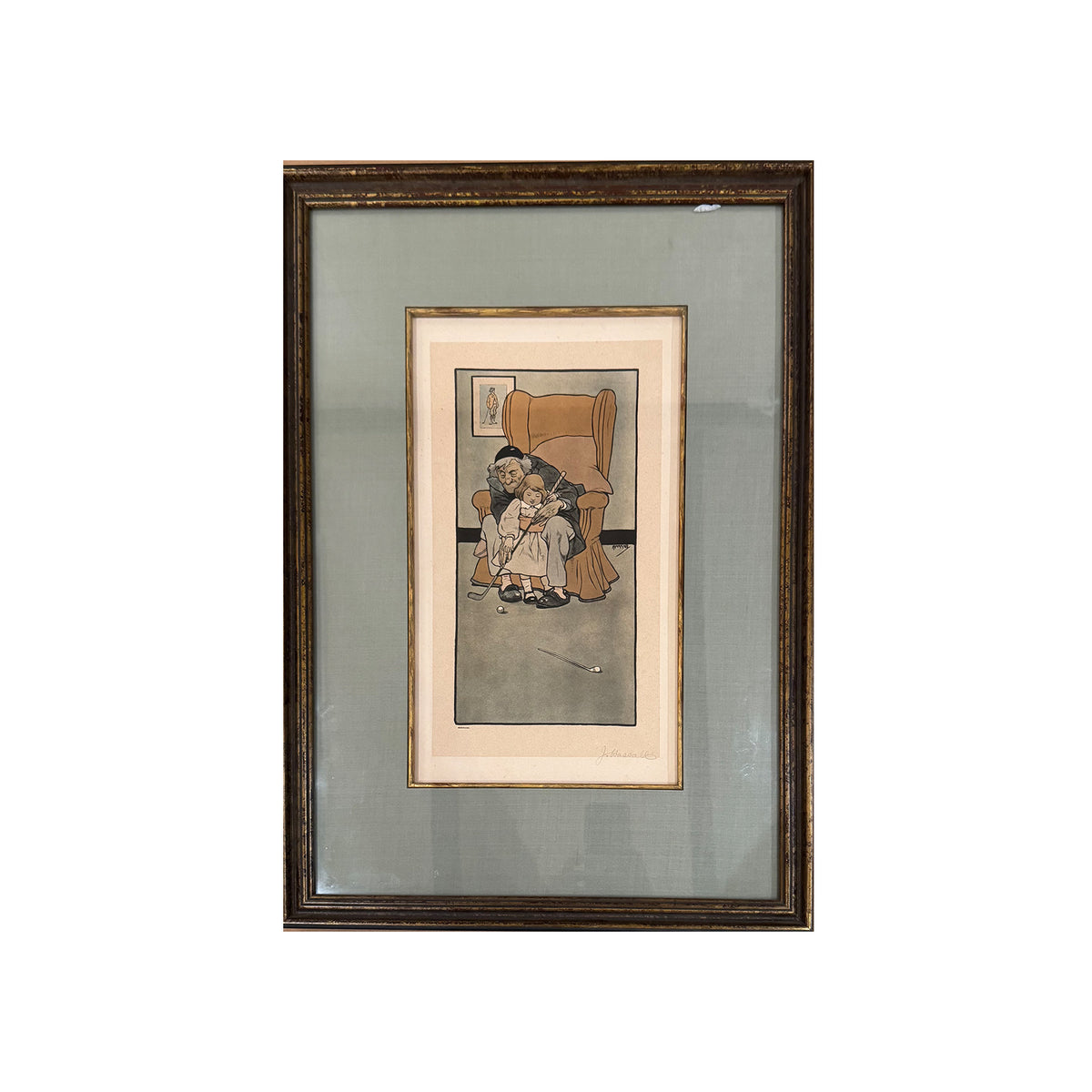 John Hassall - Signed Golf Print