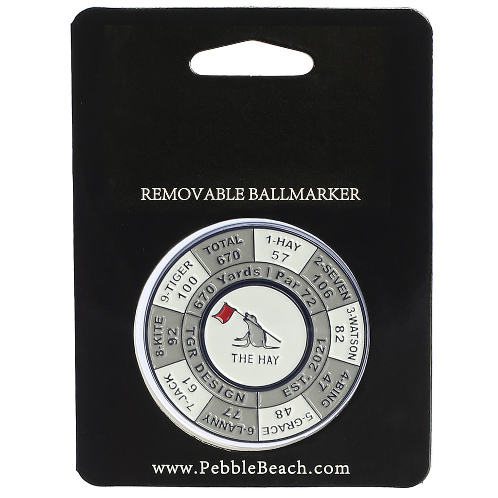 The Hay Mondomark XL Yardage Duo Ball Marker