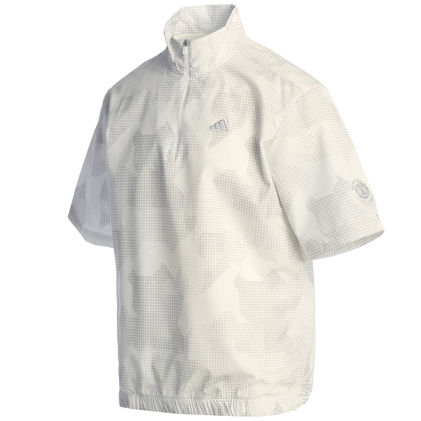 Pebble Beach DWR Short Sleeve 1/2 Zip Pullover by adidas