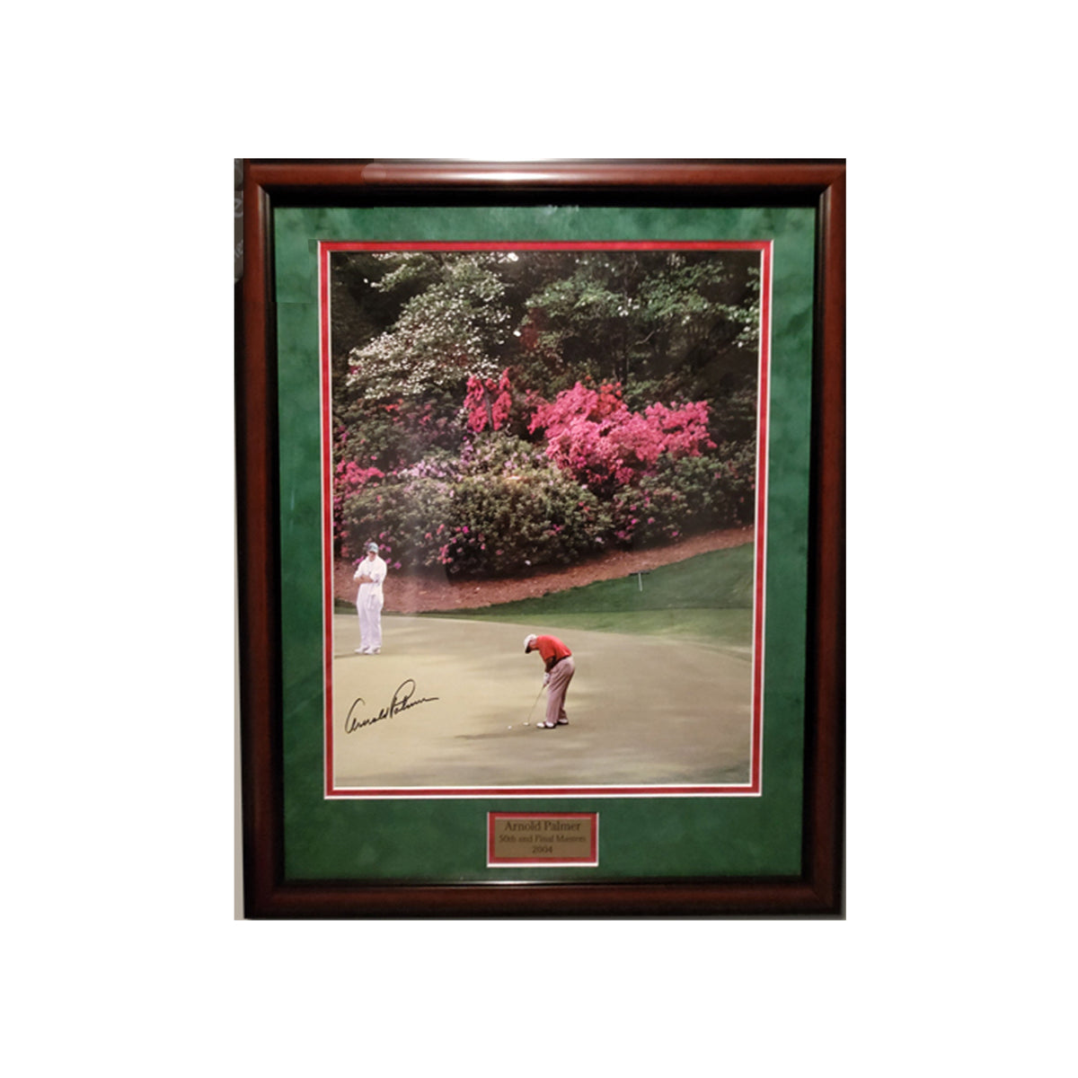 Arnold Palmer - Final Masters Signed