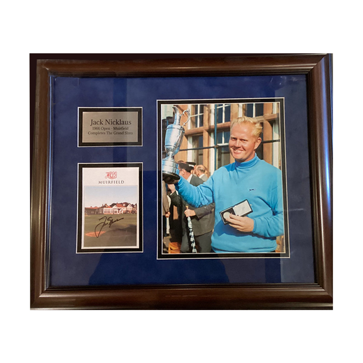 1966 Nicklaus at Muirfield - signed 2013 scorecard