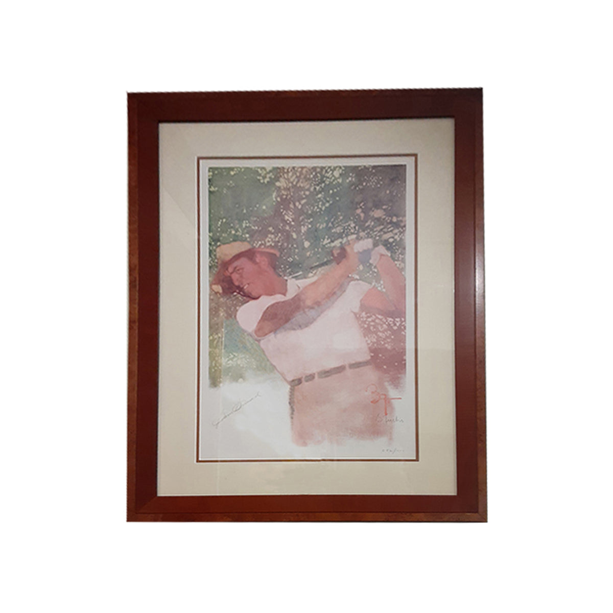 Bernie Fuchs - Signed Sam Snead Print