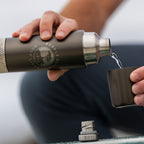 Pebble Beach 9oz Torch Flask by High Camp Flasks