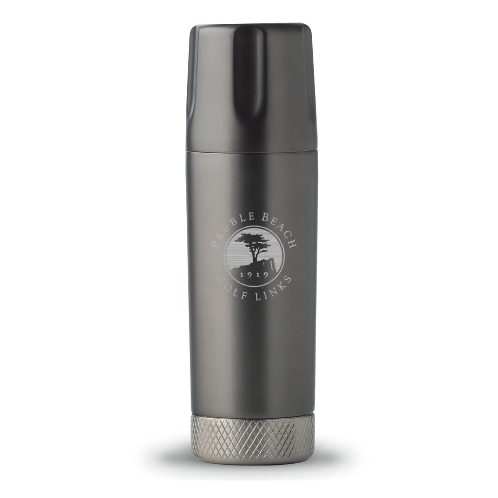 Pebble Beach 9oz Torch Flask by High Camp Flasks