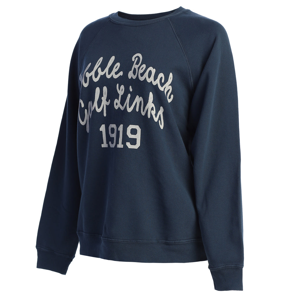 Pebble Beach Golf Links Women's Black Label Crew Sweatshirt by Original Retro Brand