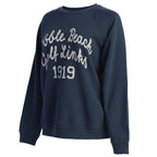Pebble Beach Golf Links Women's Black Label Crew Sweatshirt by Original Retro Brand
