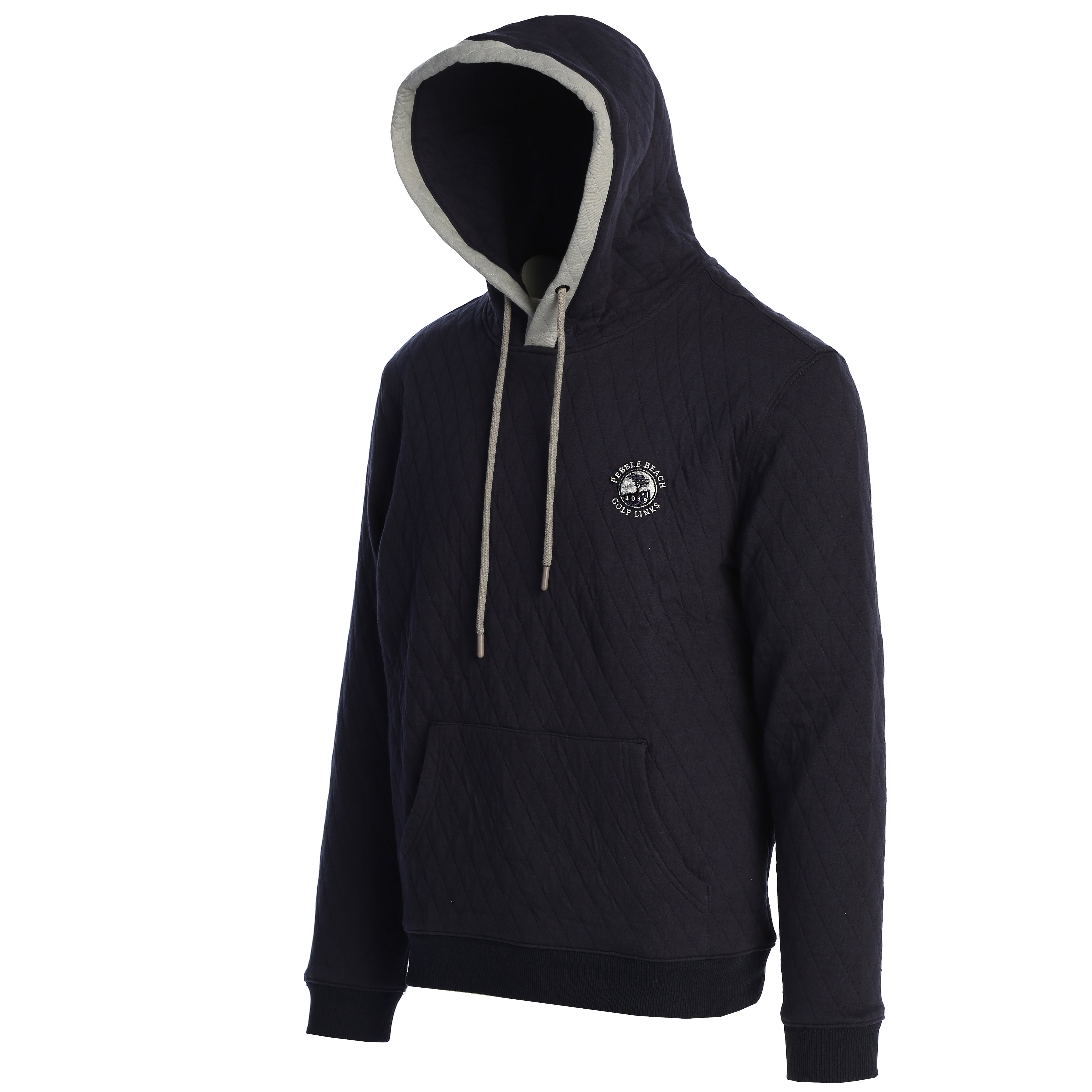 Pebble Beach Quilted Two Tone Hoodie by Divots