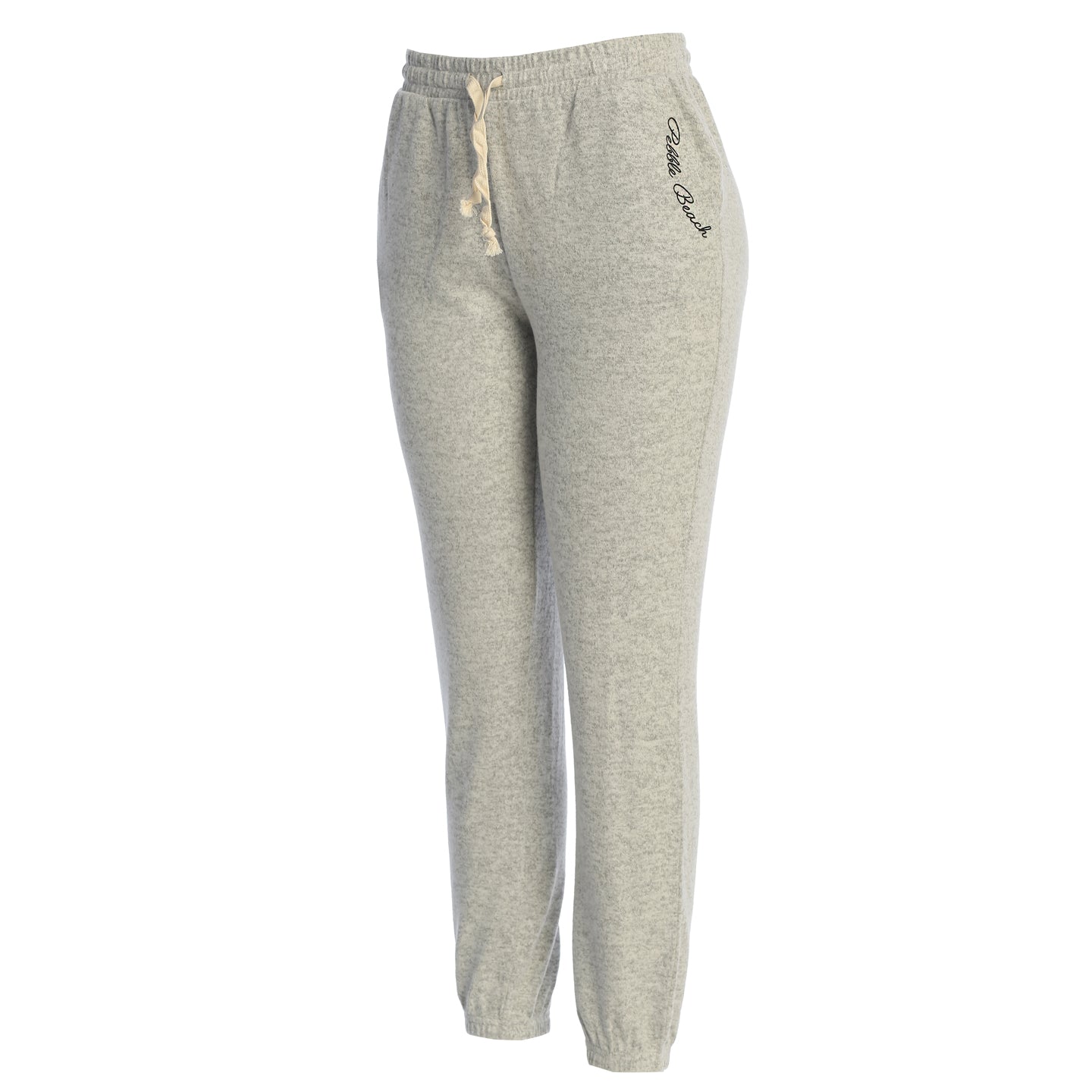 Pebble Beach Women's Grey Script Pocket Sweatpants by Spirit