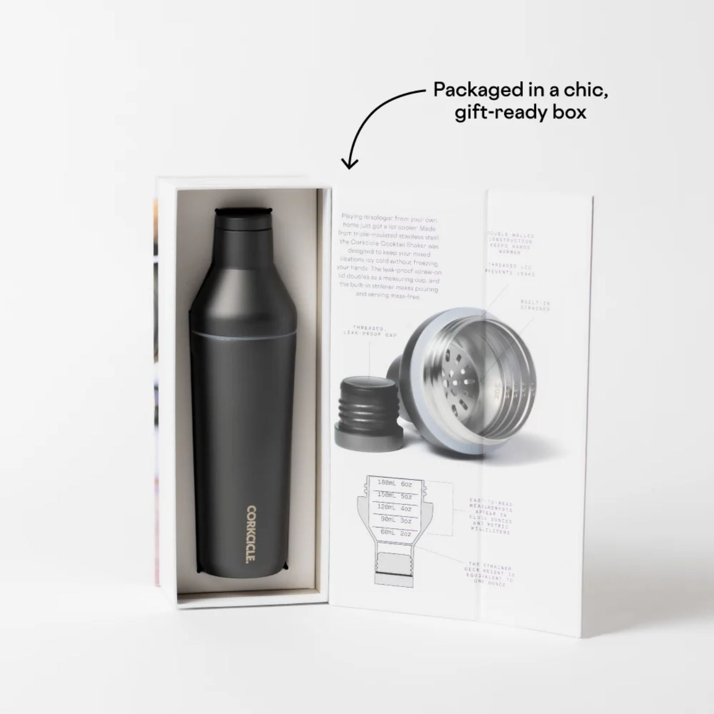 Pebble Beach Cocktail Shaker by Corkcicle