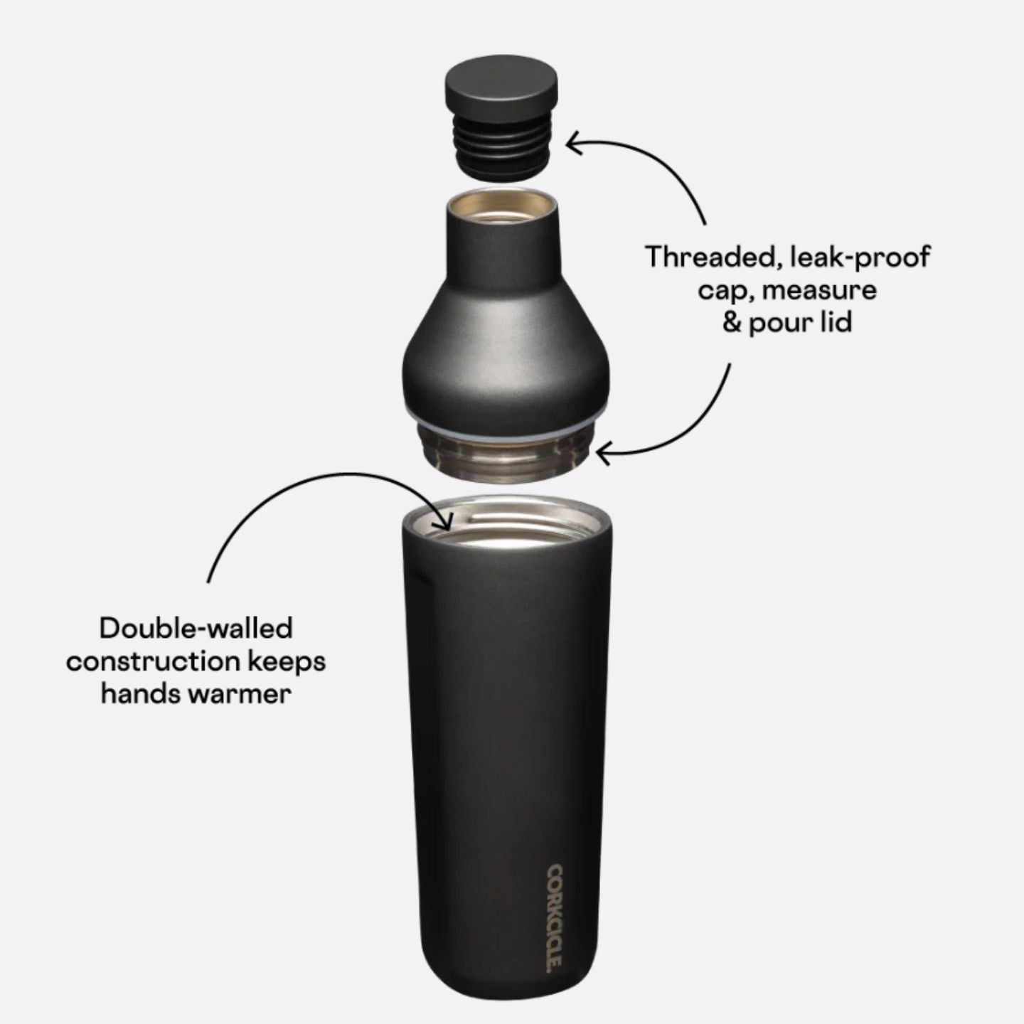 Pebble Beach Cocktail Shaker by Corkcicle