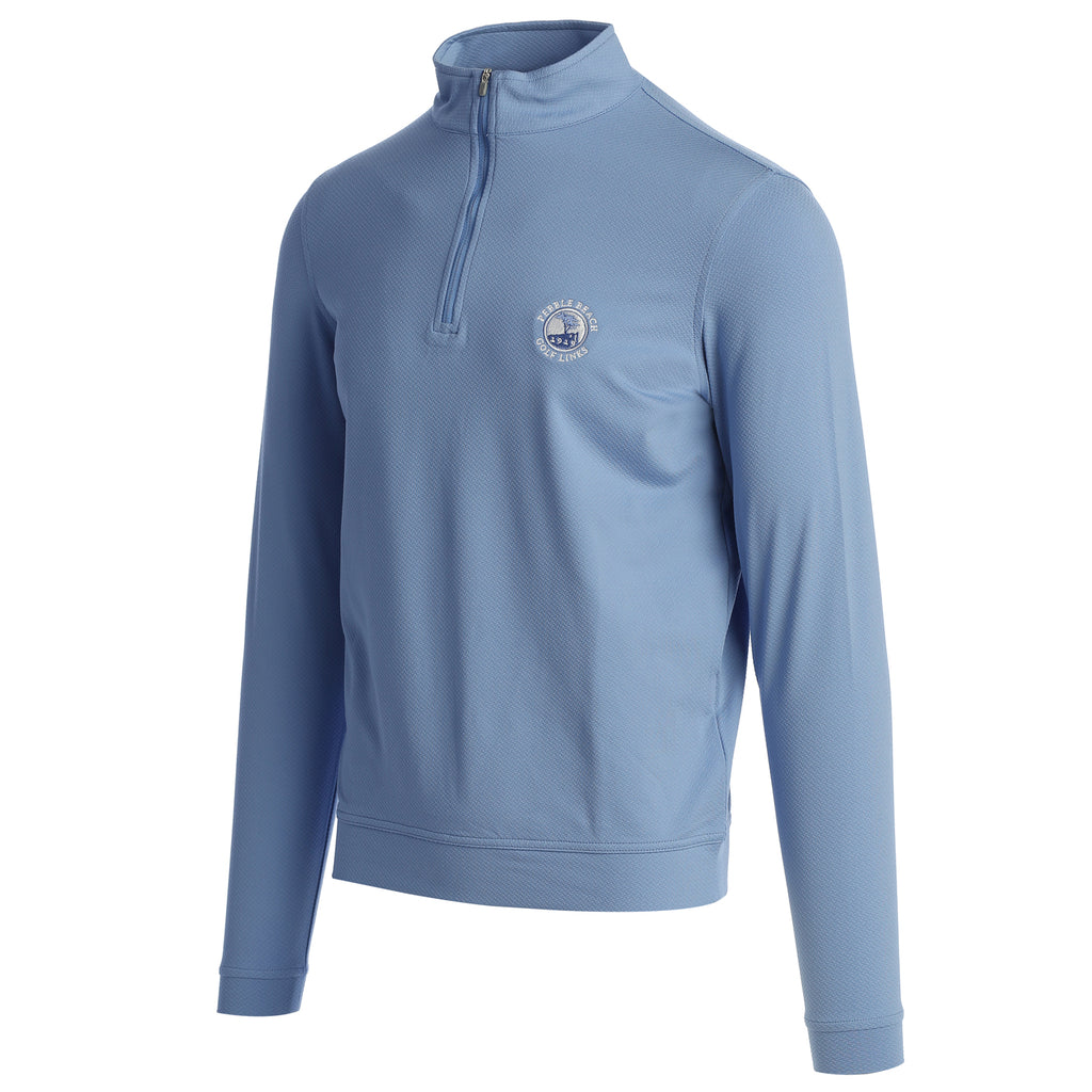 Pebble Beach Perth Cross-Hatch Performance Quarter Zip by Peter Millar