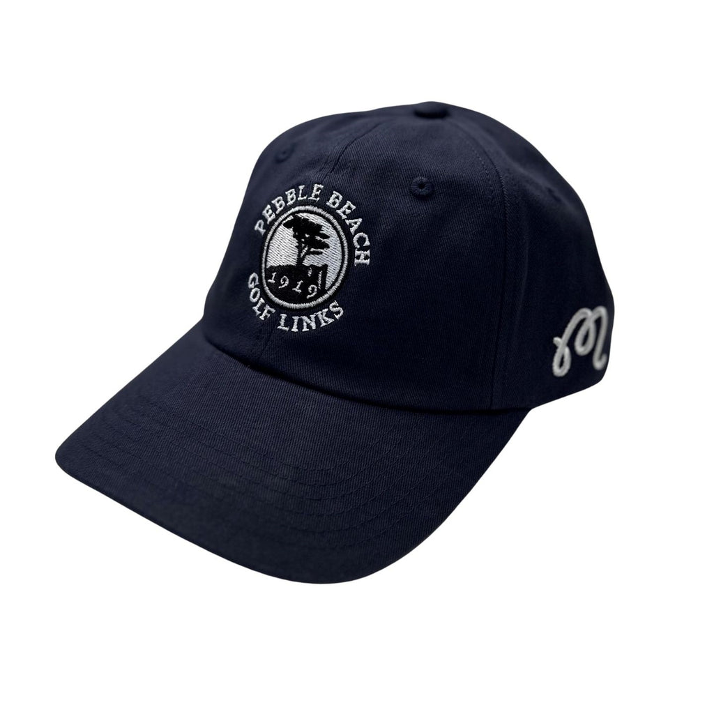 Pebble Beach Cotton Twill Dad Hat by Malbon