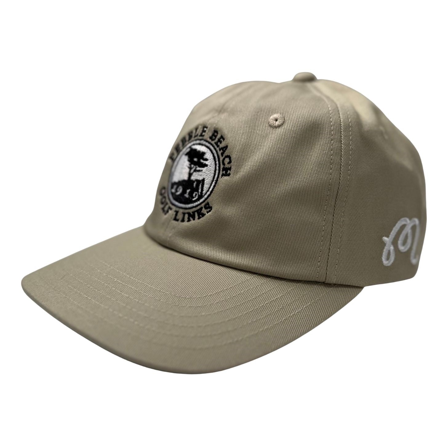 Pebble Beach Cotton Twill Dad Hat by Malbon