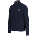 A navy blue adidas quarter-zip pullover  with a white PBGL logo.