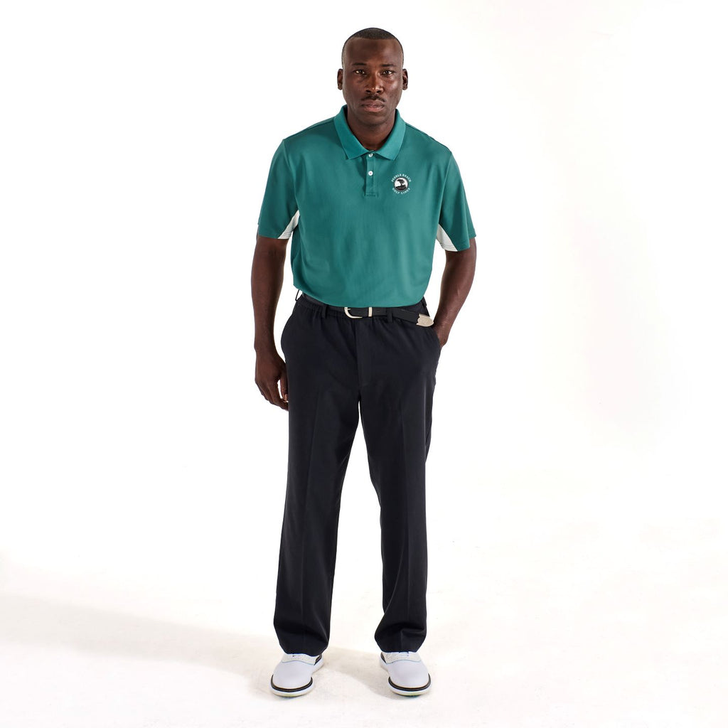 Pebble Beach Panel Pique Performance Polo by Malbon