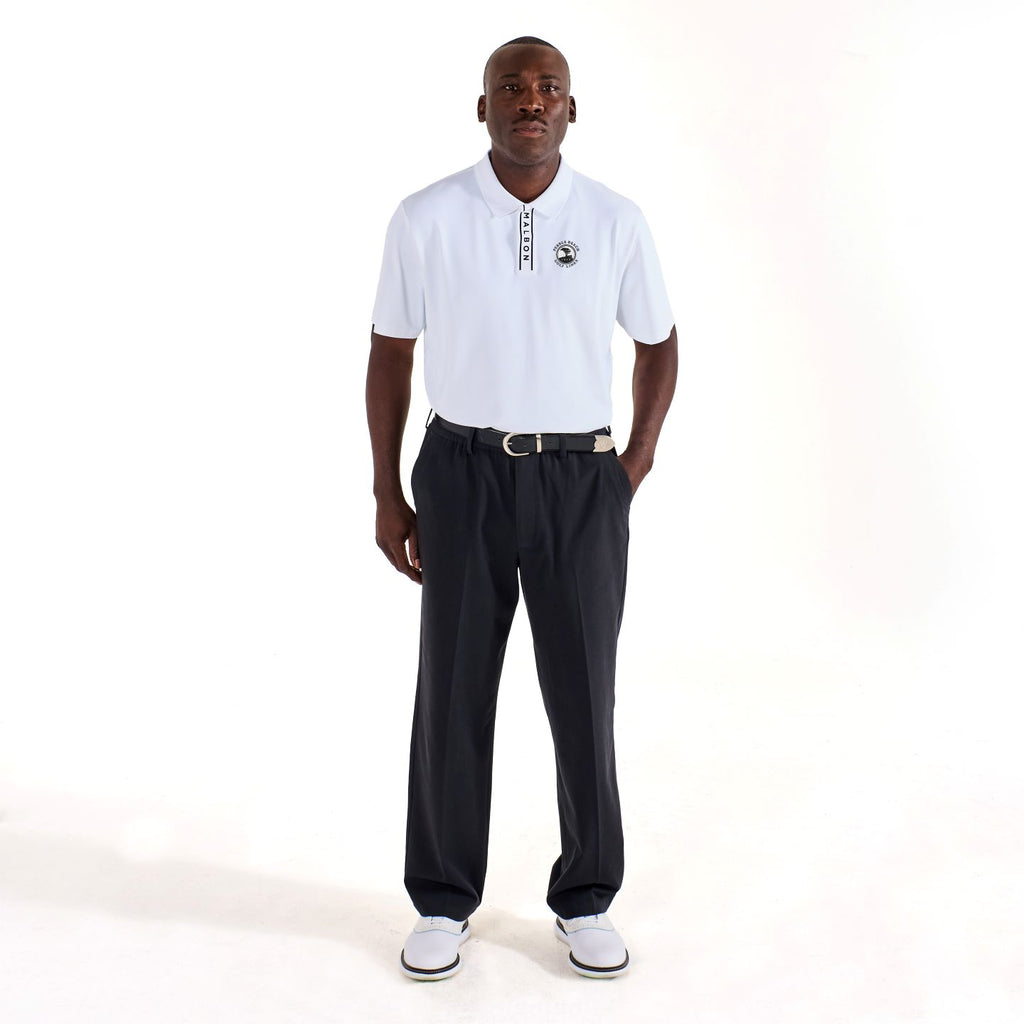 Pebble Beach Block Pique Performance Polo by Malbon