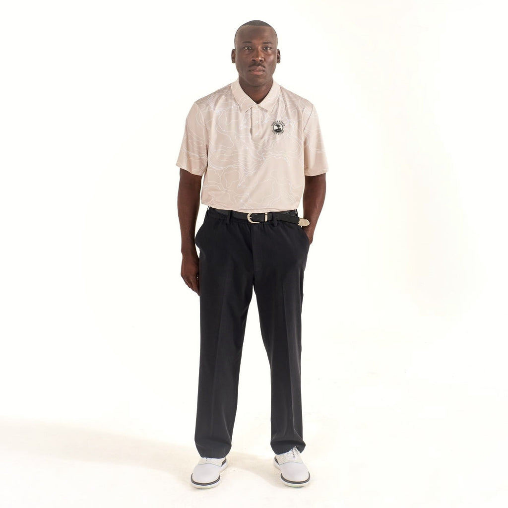 Pebble Beach Topography Performance Polo by Malbon