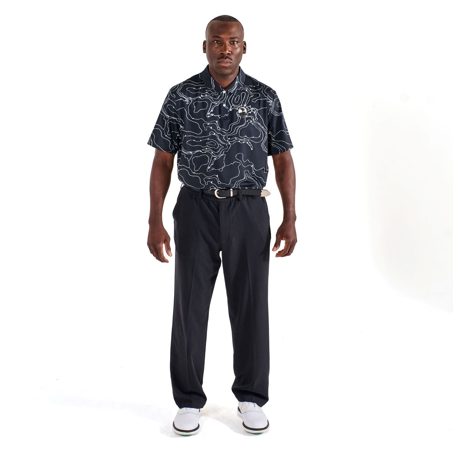 Pebble Beach Topography Performance Polo by Malbon