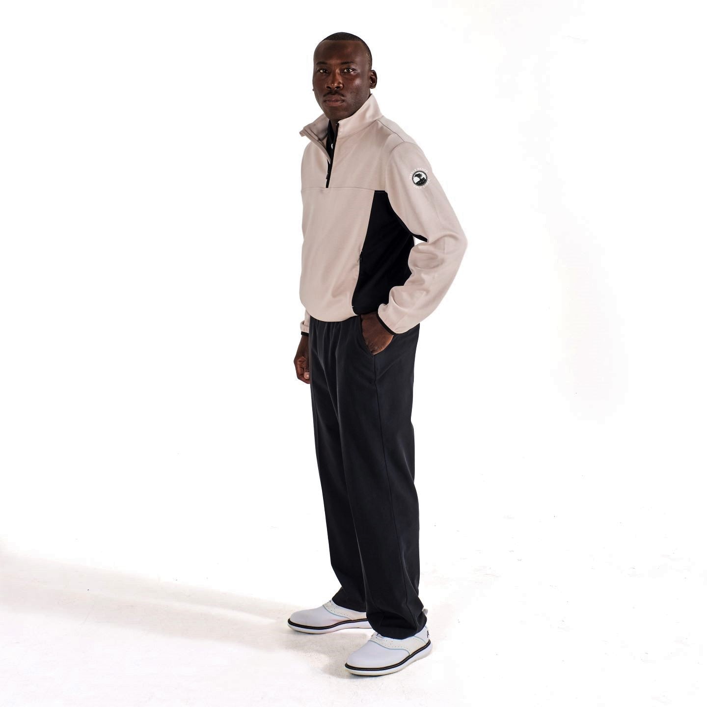 Pebble Beach Poly Quarter Zip by Malbon