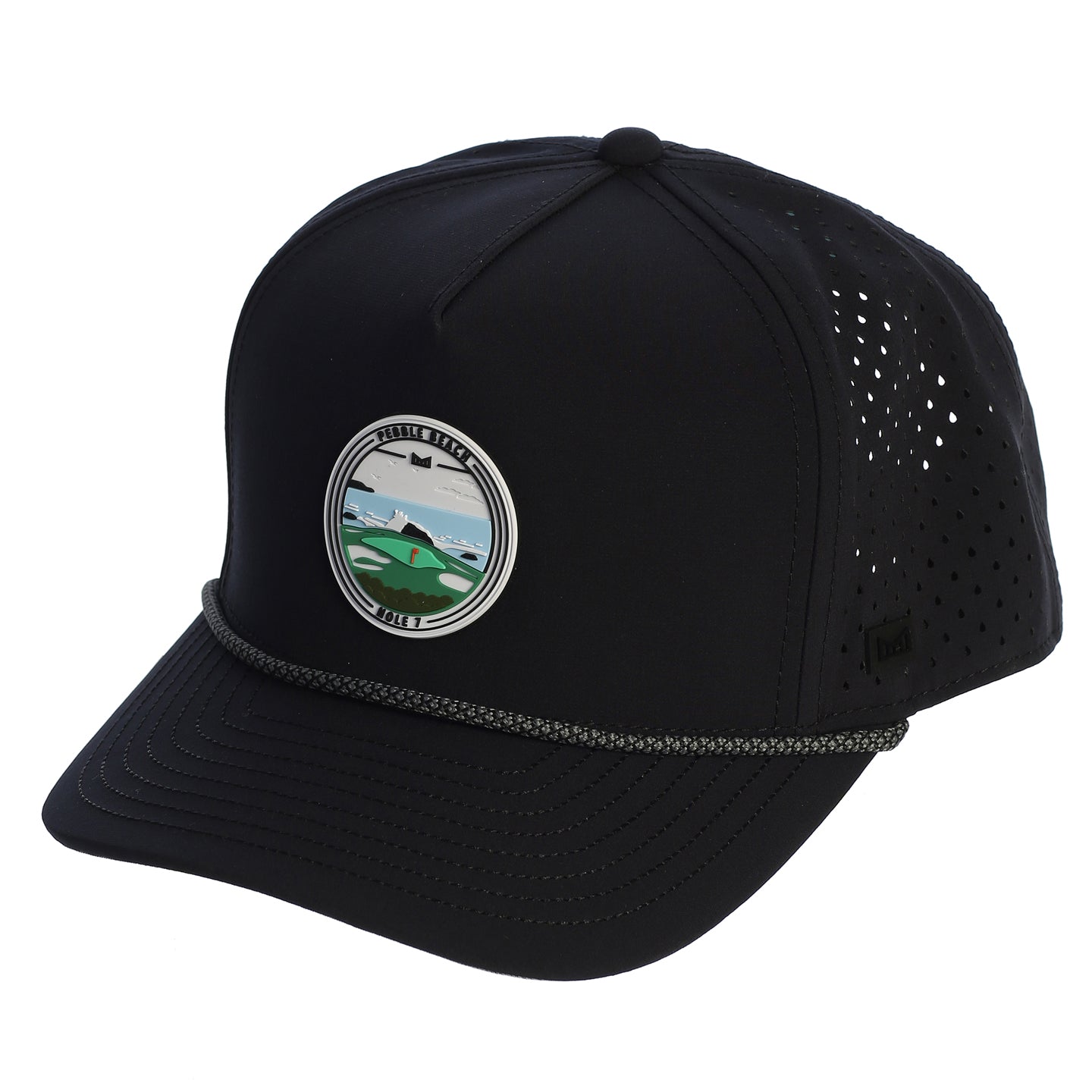Pebble Beach 7th Hole Patch Odysea Rope Hat by Melin