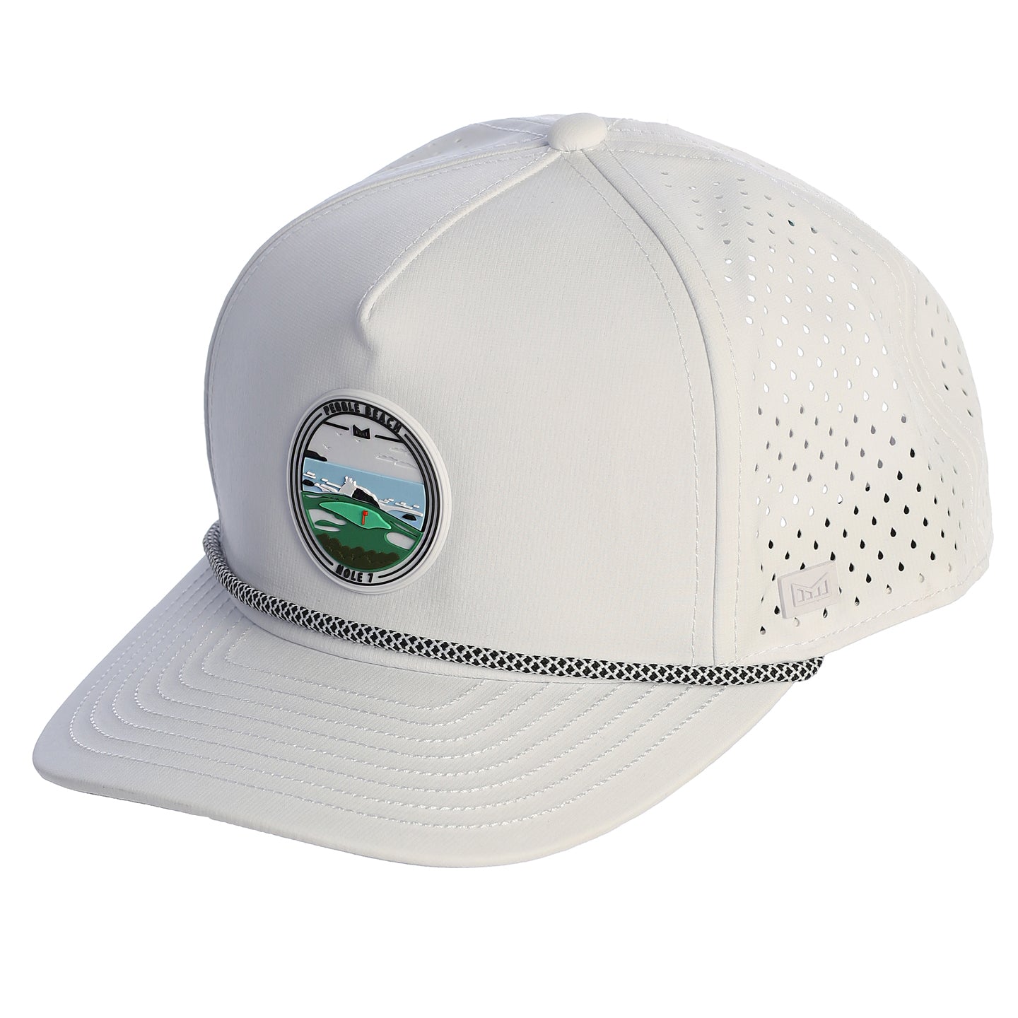 Pebble Beach 7th Hole Patch Odysea Rope Hat by Melin