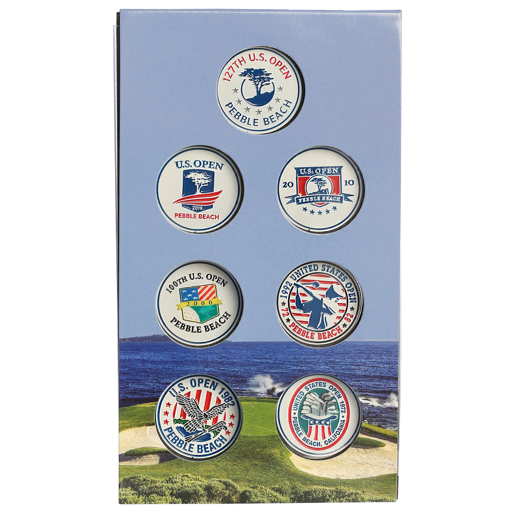 2027 U.S. Open Pebble Beach 7 Piece Ball Marker Set