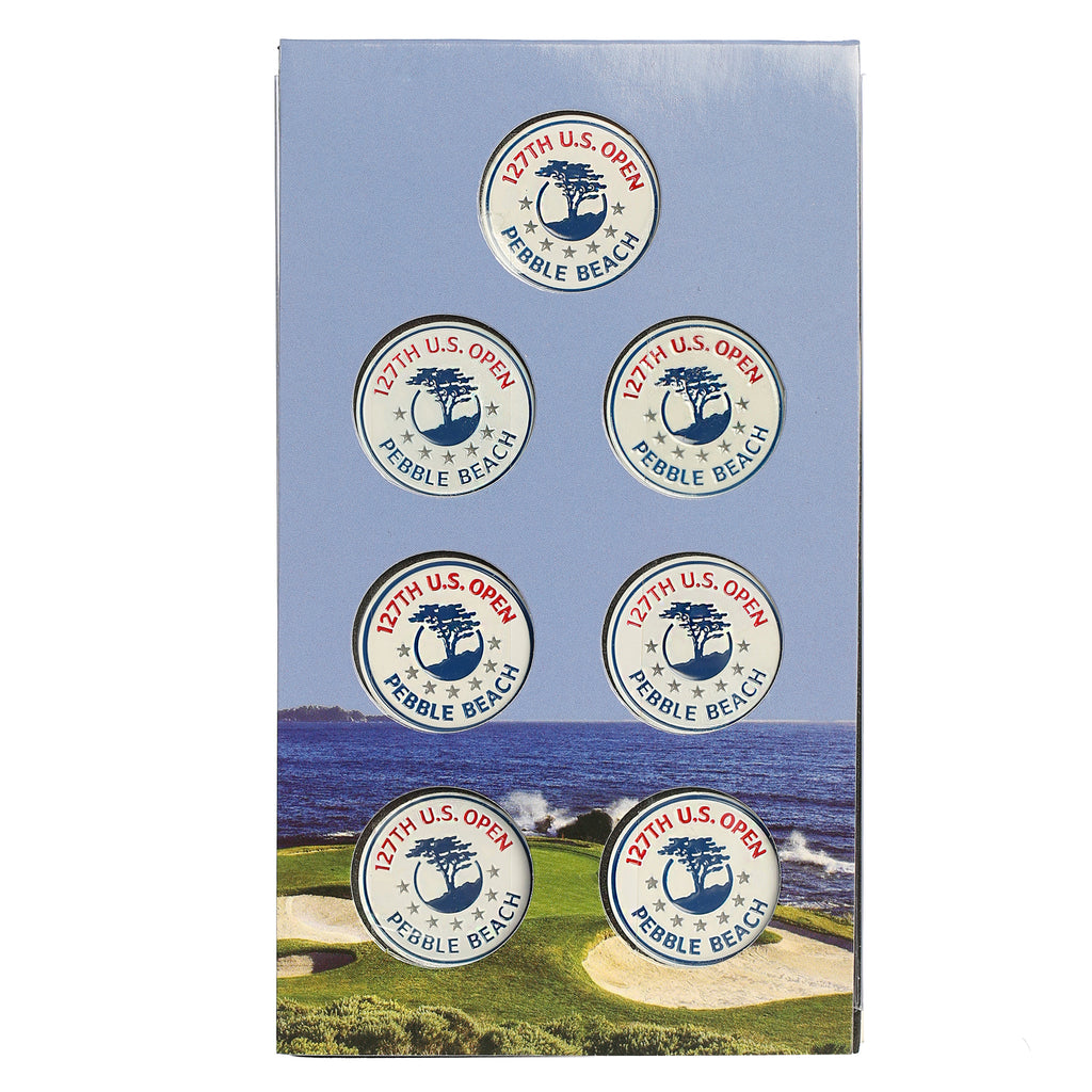 2027 U.S. Open Pebble Beach 7 Piece Ball Marker Set