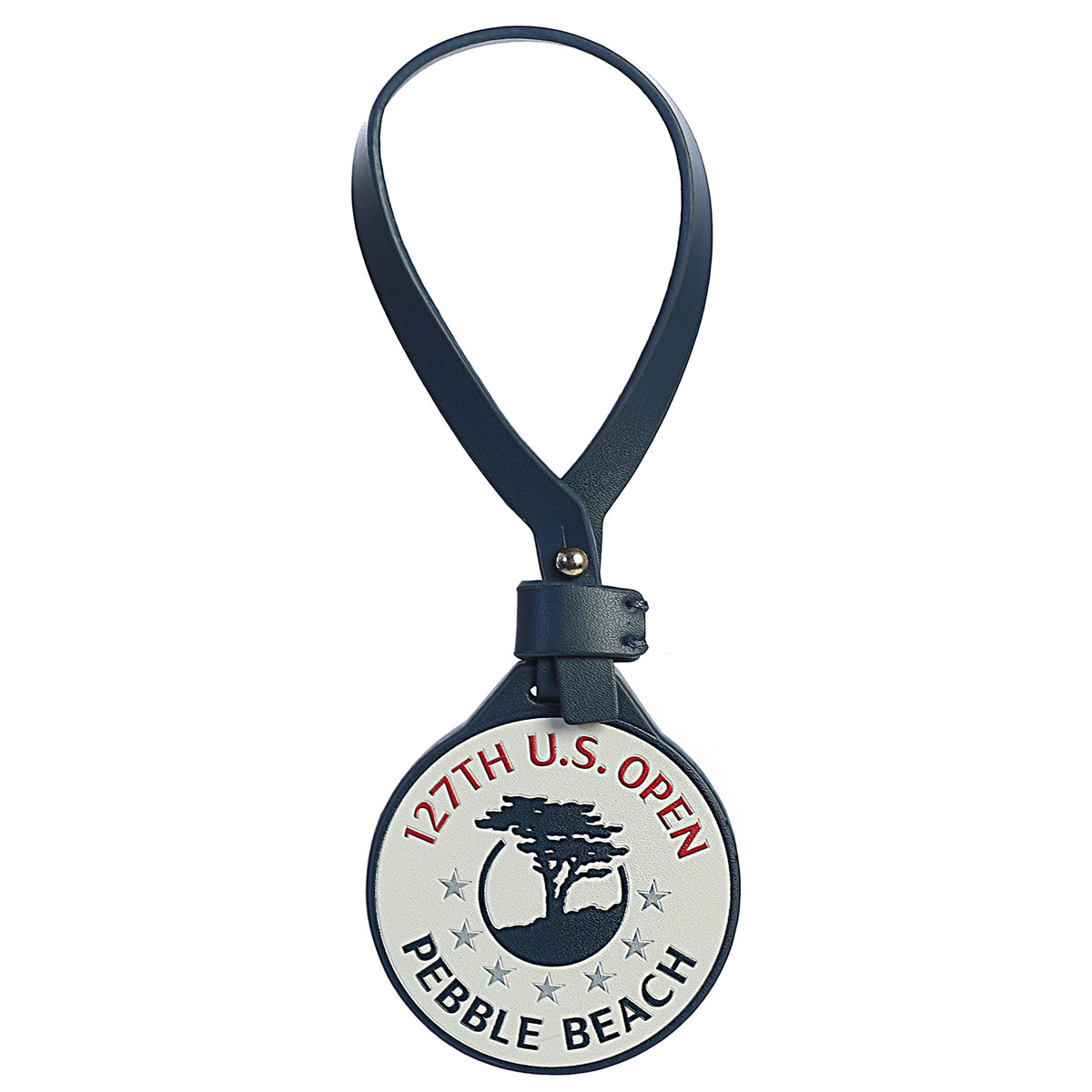 2027 U.S. Open Pebble Beach Leather Bag Tag
