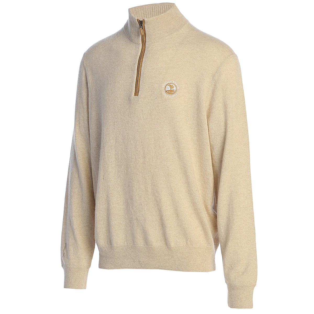 Pebble Beach Cashmere Half-Zip Sweater by Ralph Lauren