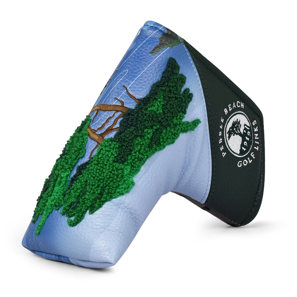 Pebble Beach Lone Cypress Chenille Blade Putter Cover