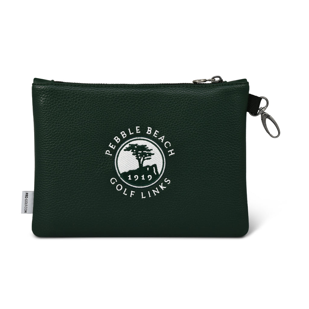 Pebble Beach Lone Cypress Chenille Zipper Tote