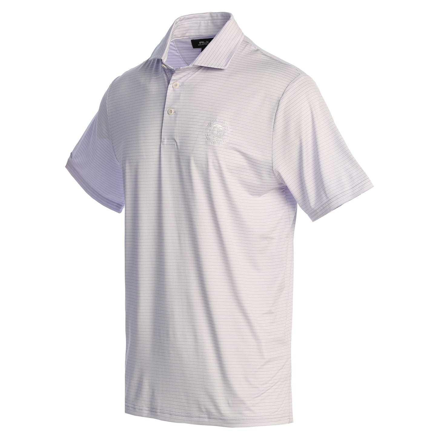 2027 U.S. Open Pebble Beach Flower Purple Stripe Pique Polo by Ralph Lauren