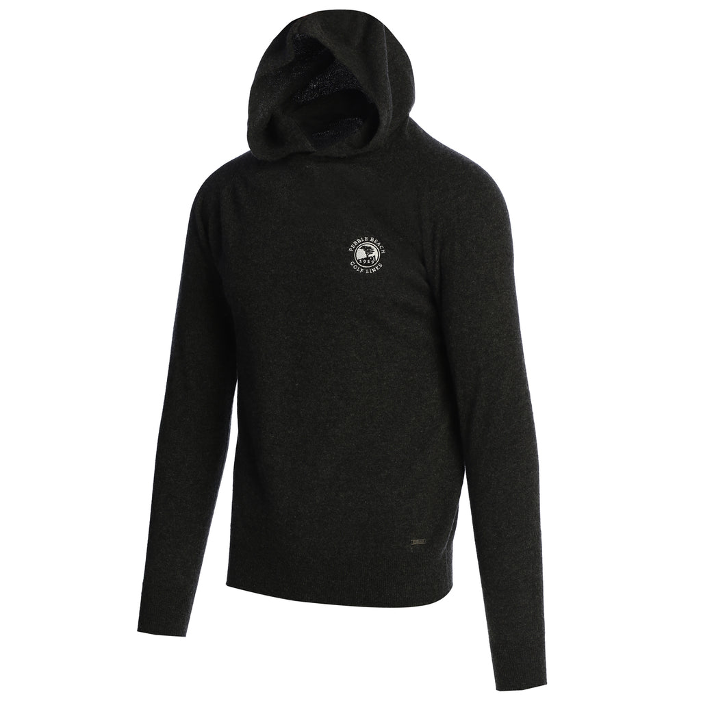 Pebble Beach 3D Tour Cashmere Hoodie by Sun Day Red