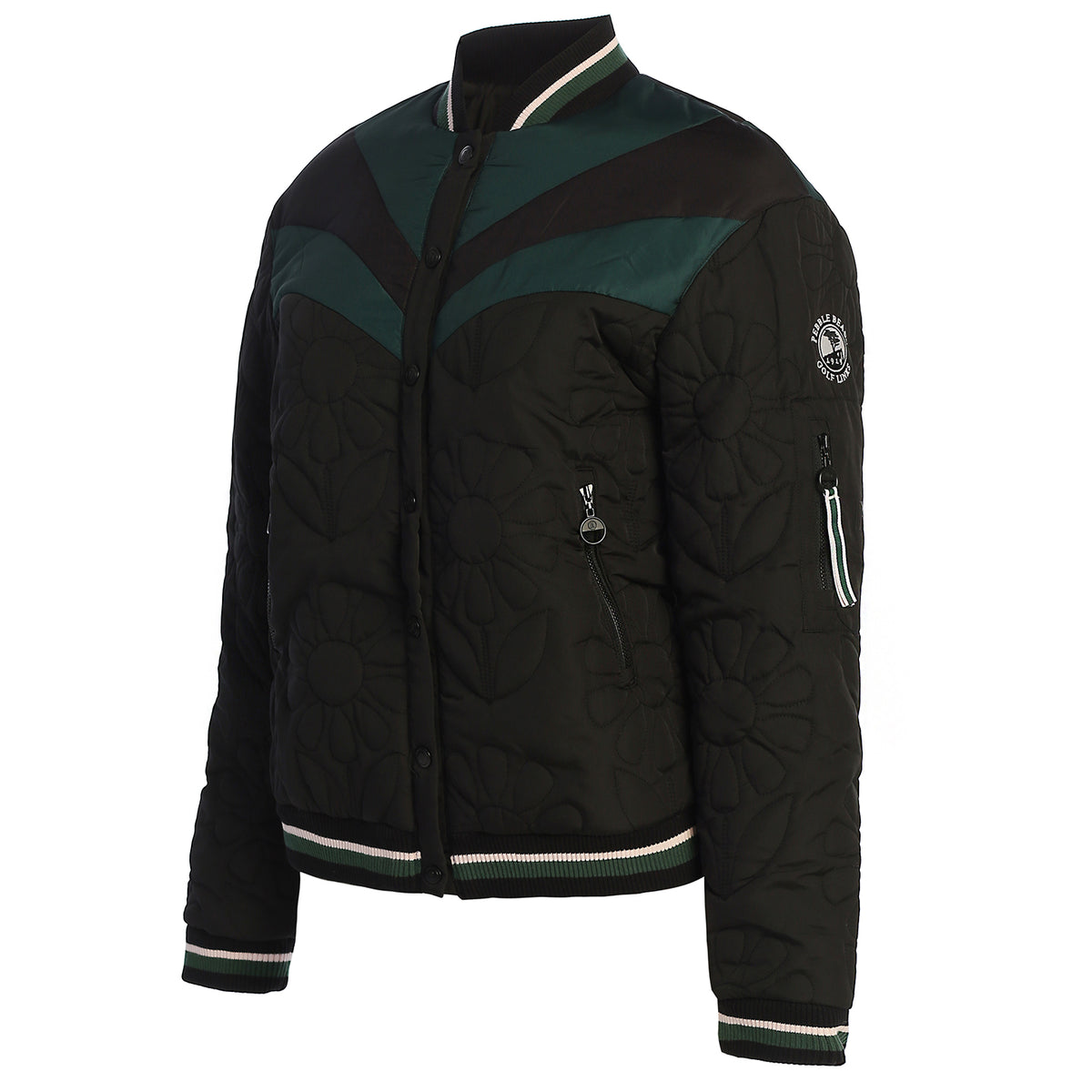 Pebble Beach Women's Blooming Bomber Jacket by Fore All