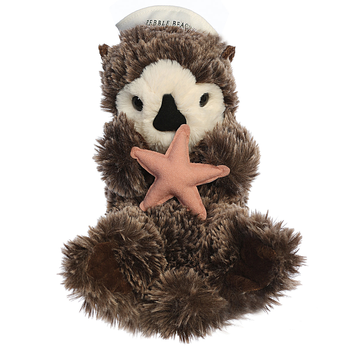 Pebble Beach Plush Sea Otter with Sailor Cap