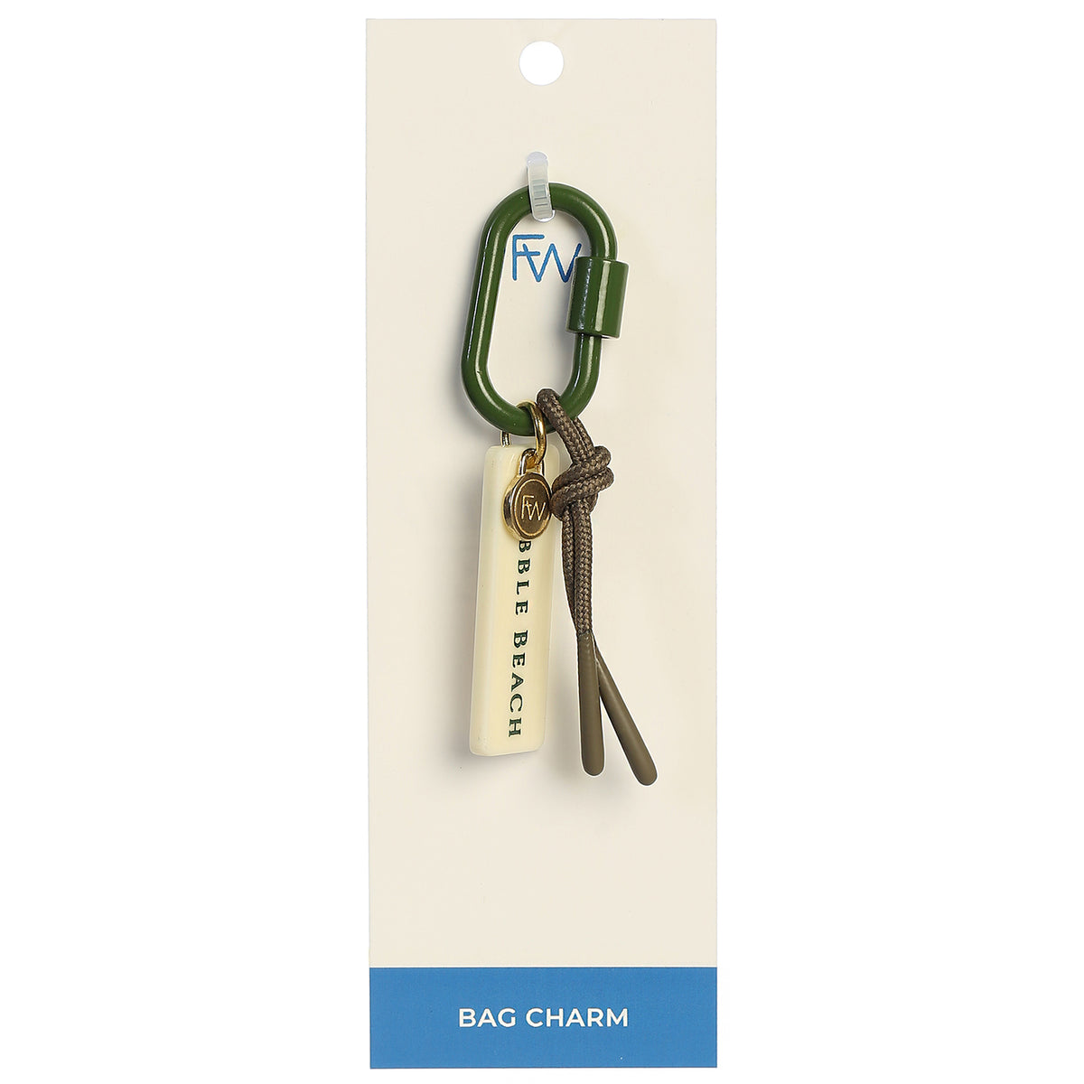 Pebble Beach Bag Charm by Freshwater Design